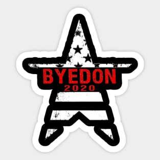 Joe Byedon 2020 President,Biden vintage Funny design american flag Sticker